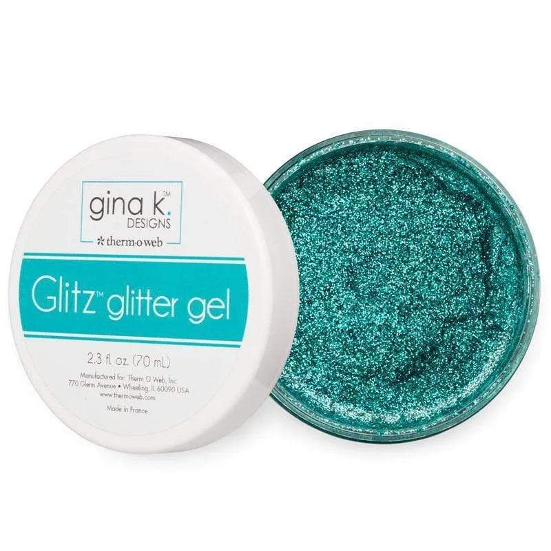 HeatnBond Gina K Glitz gel pailleté Turquoise Sea 65 g