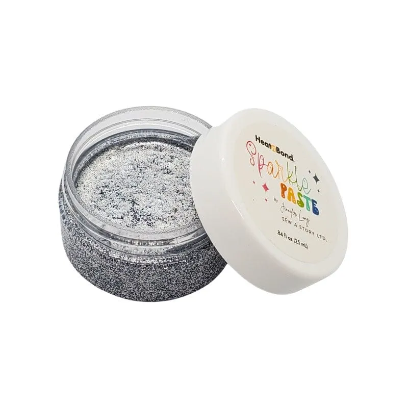 HeatnBond Sew a Story Sparkle Paste pâte pailletée argent 25 ml