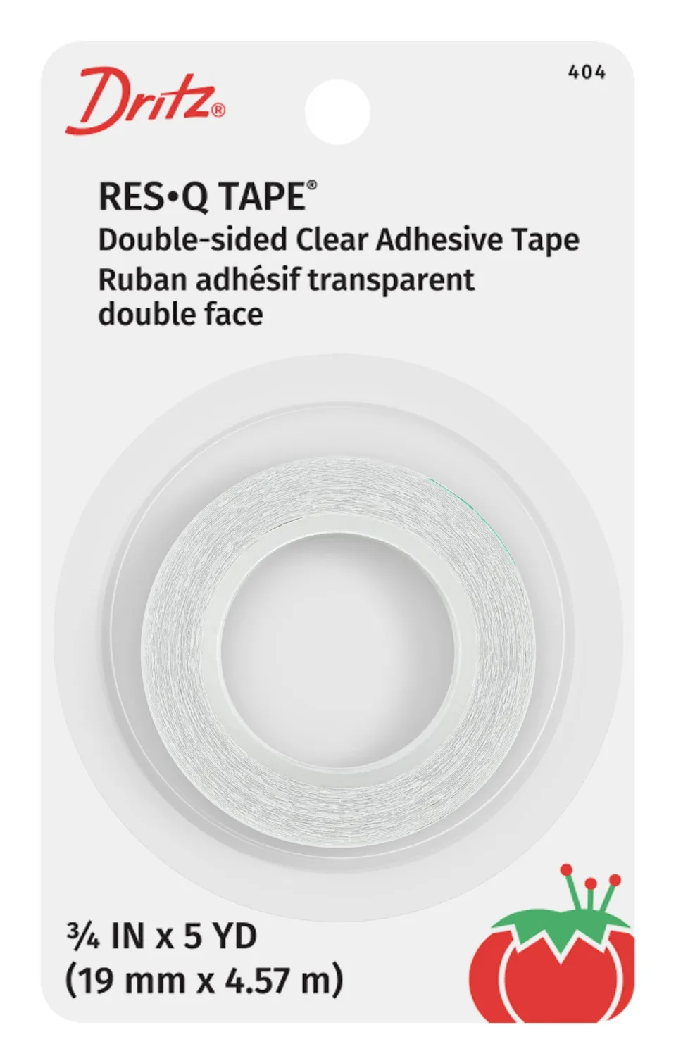 Dritz Res-Q-Tape Double-Face Transparent 4,5 m