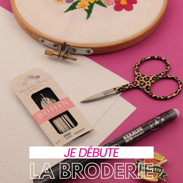 Bohin Kits de broderie kit débutant cercle 12,5 cm