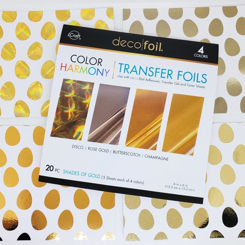 HeatnBond Deco Foil Eggcellent Easter carte toner A2 10,8x14 cm
