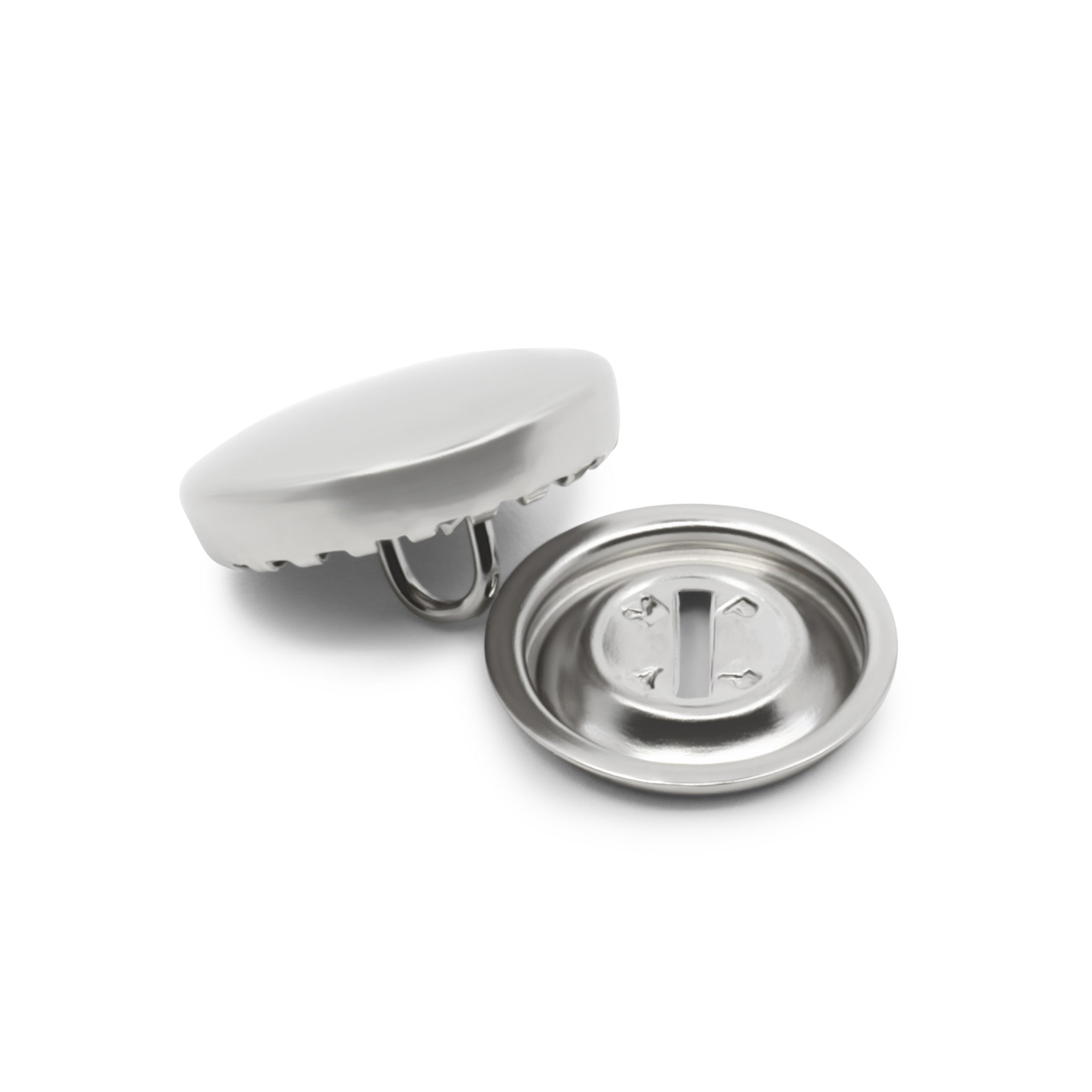 Dritz Half Ball boutons à recouvrir tissu nickel demi-boule 11 mm