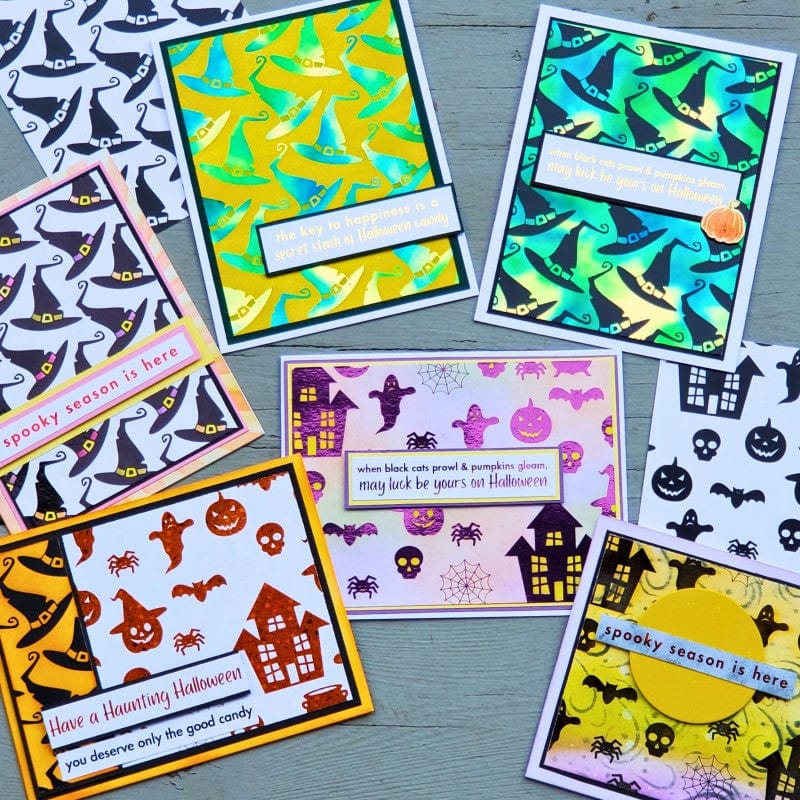 HeatnBond Deco Foil sentiments Autumn Vibes A2 8 feuilles