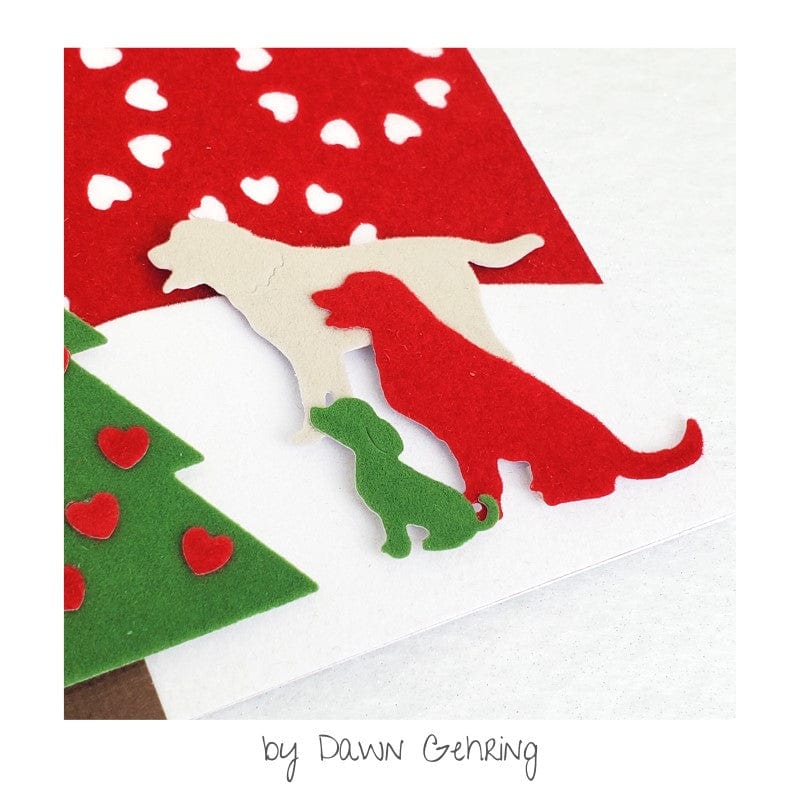 HeatnBond Deco Foil Papier Flock Cherry Red 6 Feuilles
