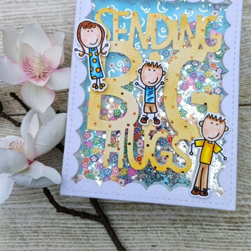 HeatnBond Laura Kelly Me & My Peeps tampon clear 15,2x20,3 cm