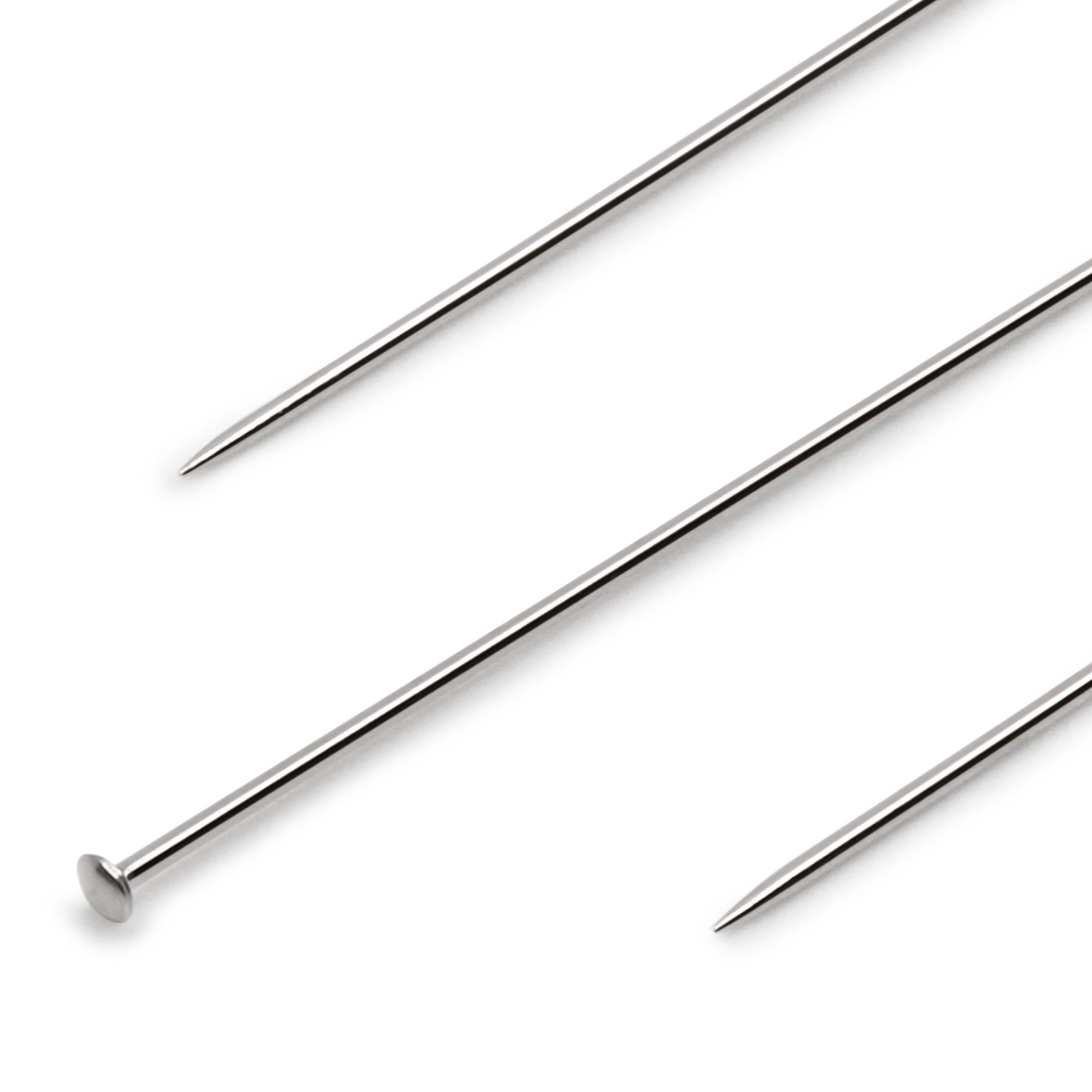 Dritz 110 épingles fines nickel 250 pièces tissu fin