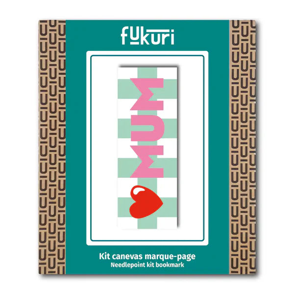 Fukuri Love Mum kit canevas marque-page débutant