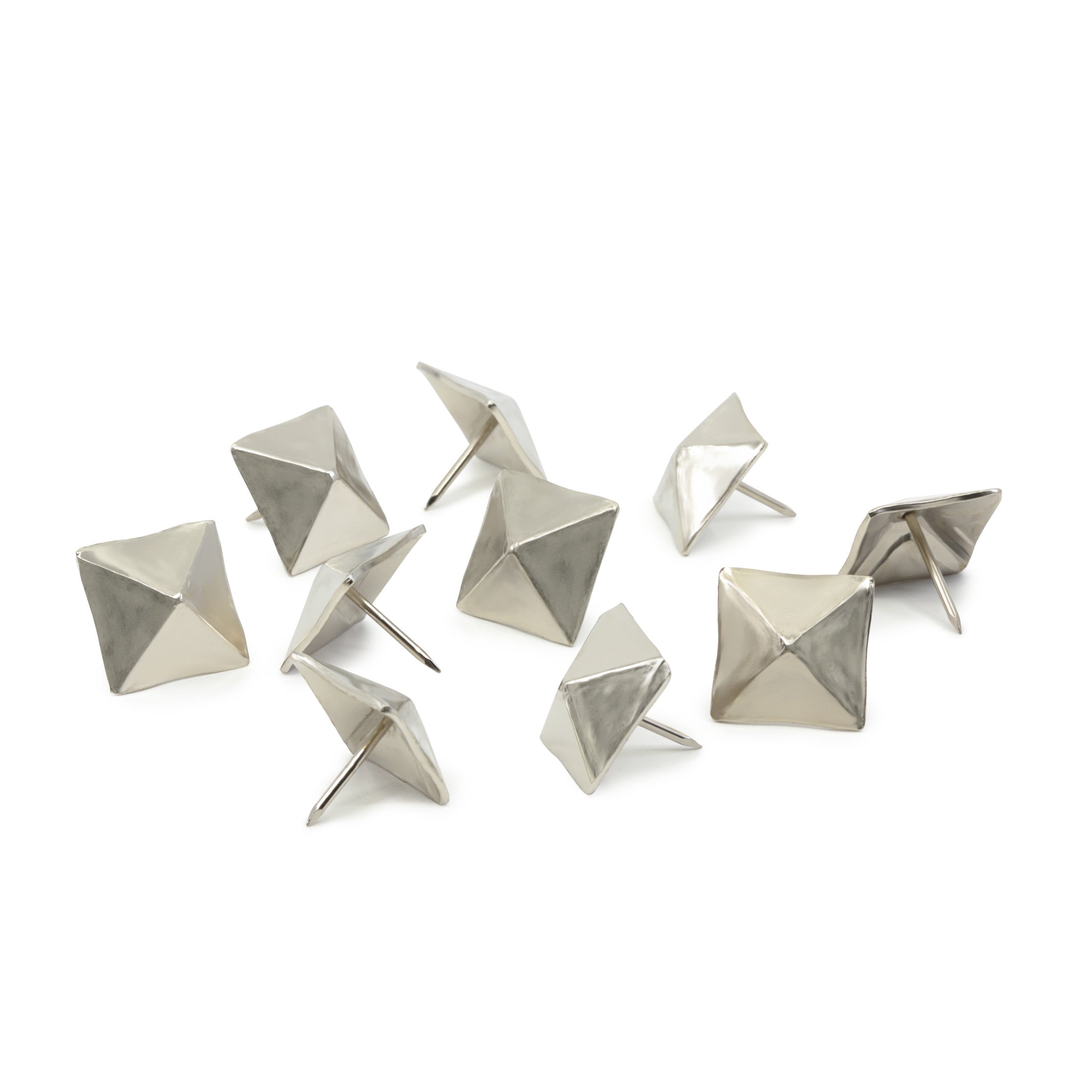 Dritz 44272 clous décoratifs carrés 19mm nickel x10