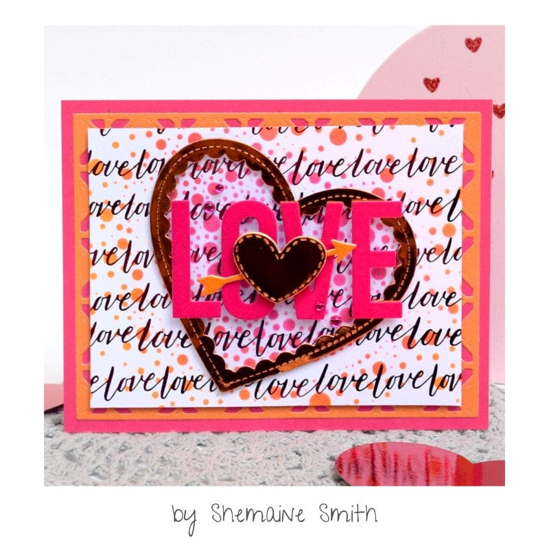 HeatnBond Deco Foil carte toner Smitten 8 feuilles