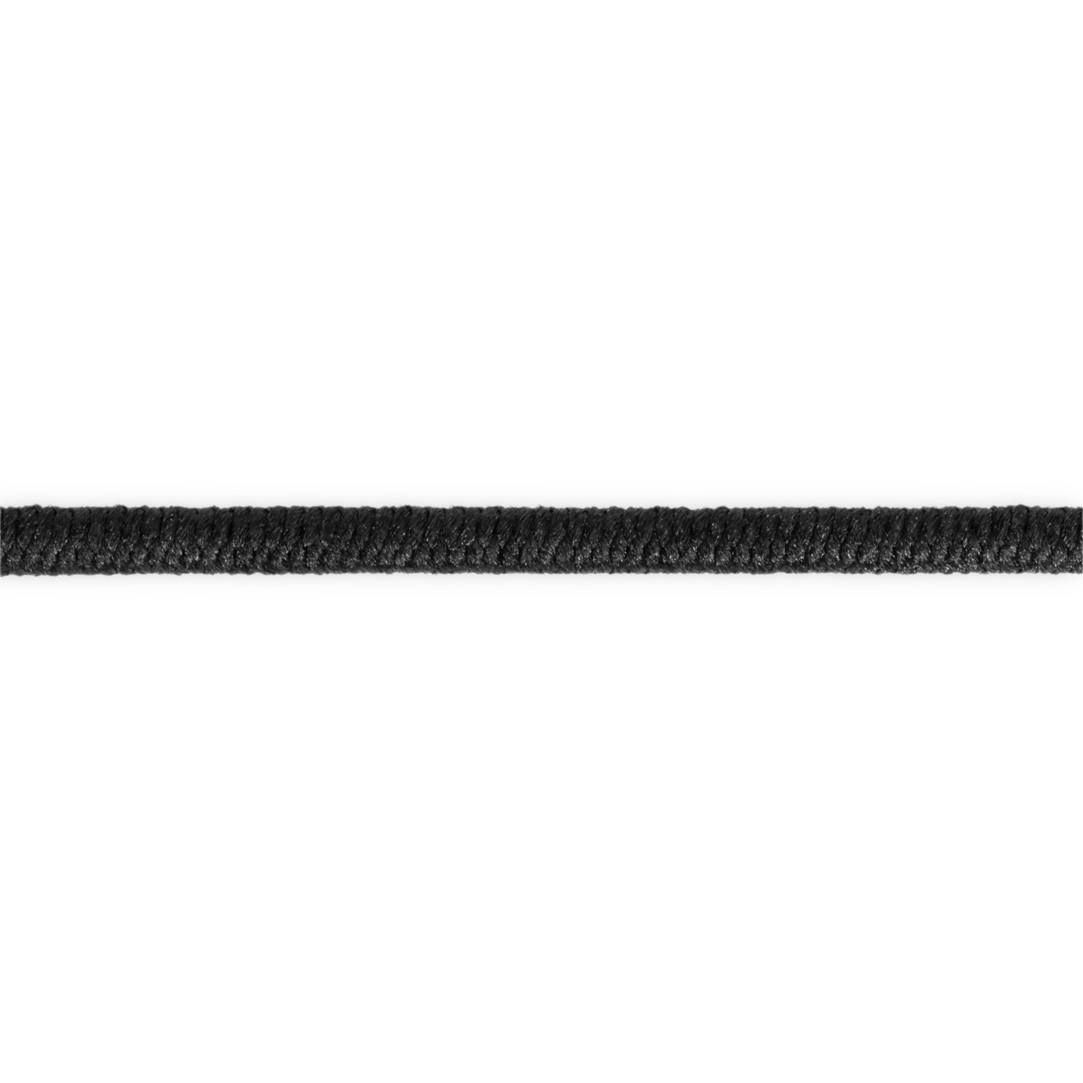 Dritz Elastics Cordon élastique rond noir 5 yards fin