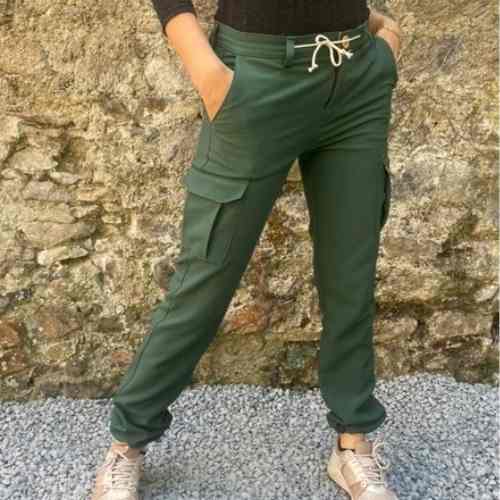 Kitac Kit Couture Facile Pantalon Cargo Telmon Femme Twill