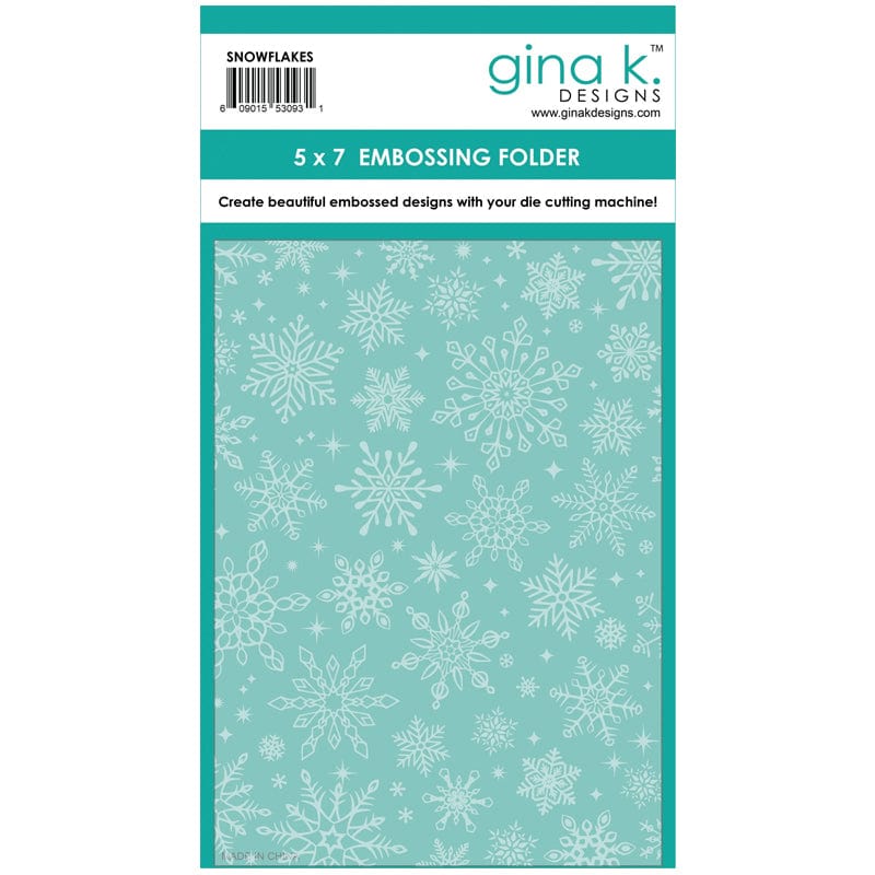 HeatnBond Gina K. Designs Snowflakes classeur gaufrage 5x7