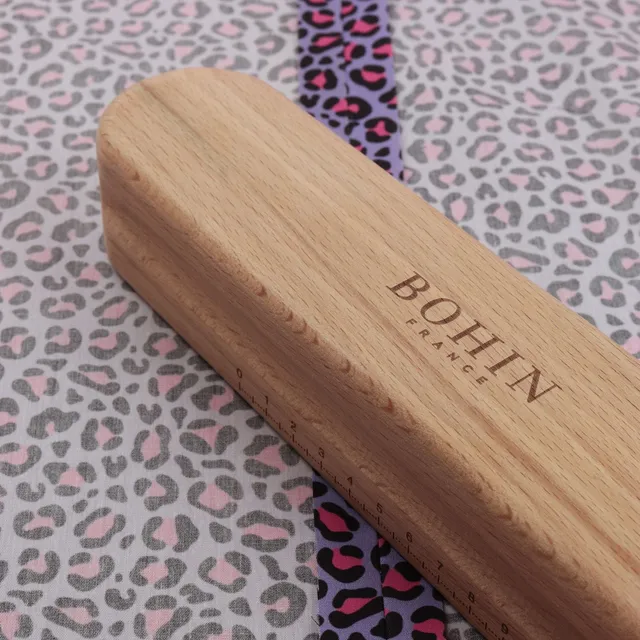 Bohin Clapper outil repassage couture hêtre 23,5 cm