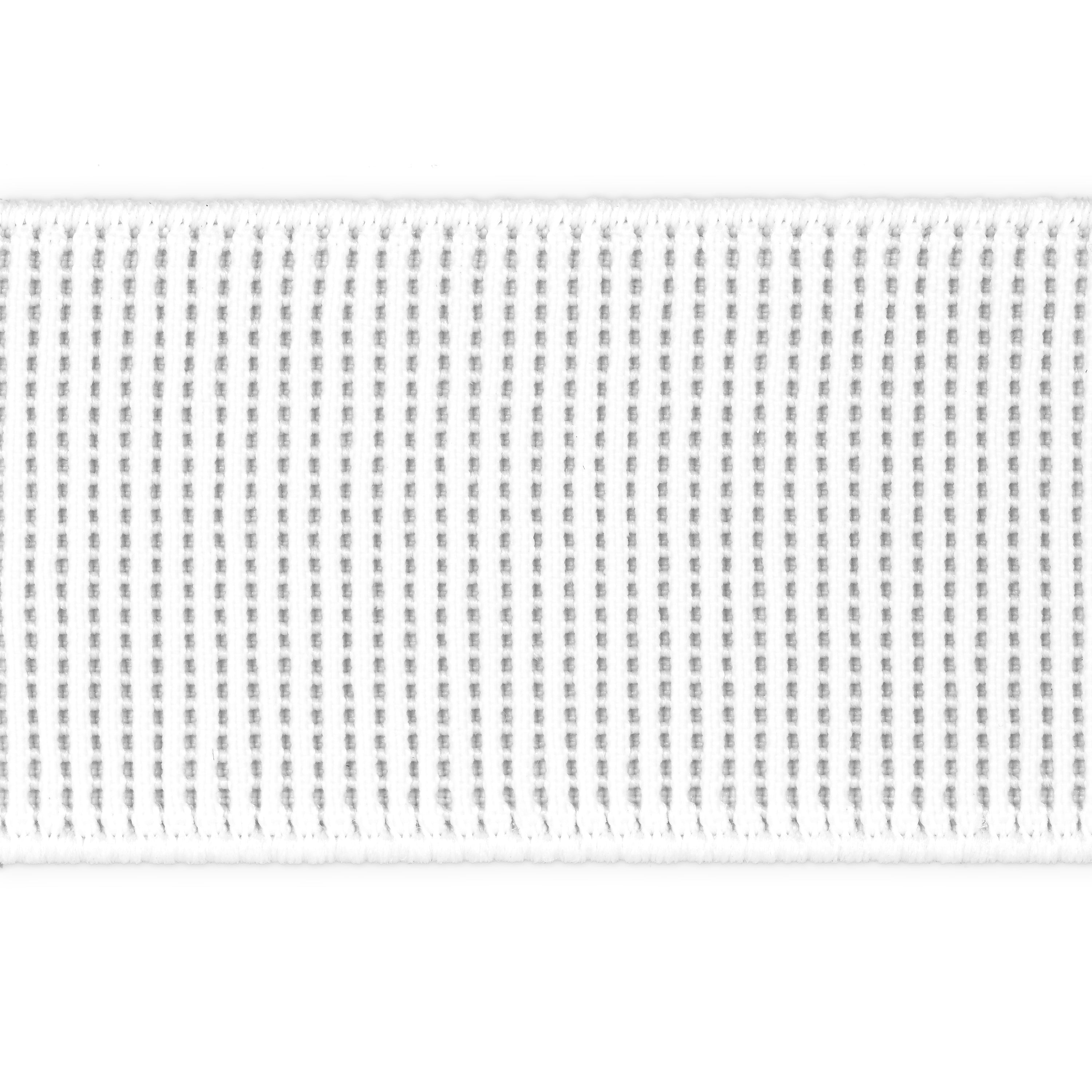 Dritz Élastique côtelé anti-roule blanc 38 mm couture taille