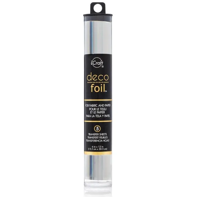 HeatnBond Deco Foil feuilles transfert iridescent x5