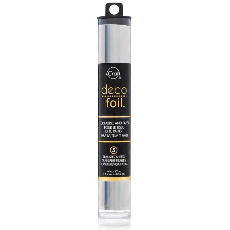 HeatnBond Deco Foil feuilles transfert iridescent x5