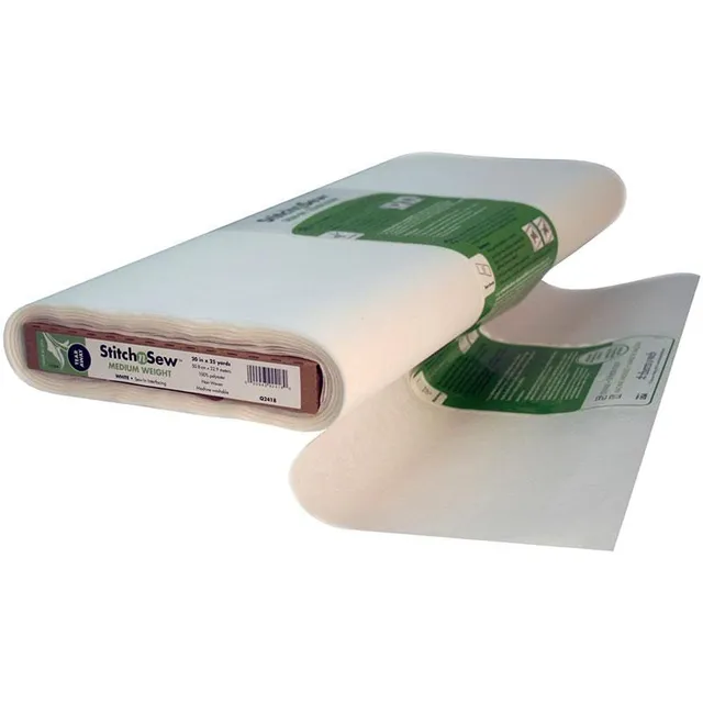 StitchnSew Stabilisateur à déchirer moyen blanc 51 cm