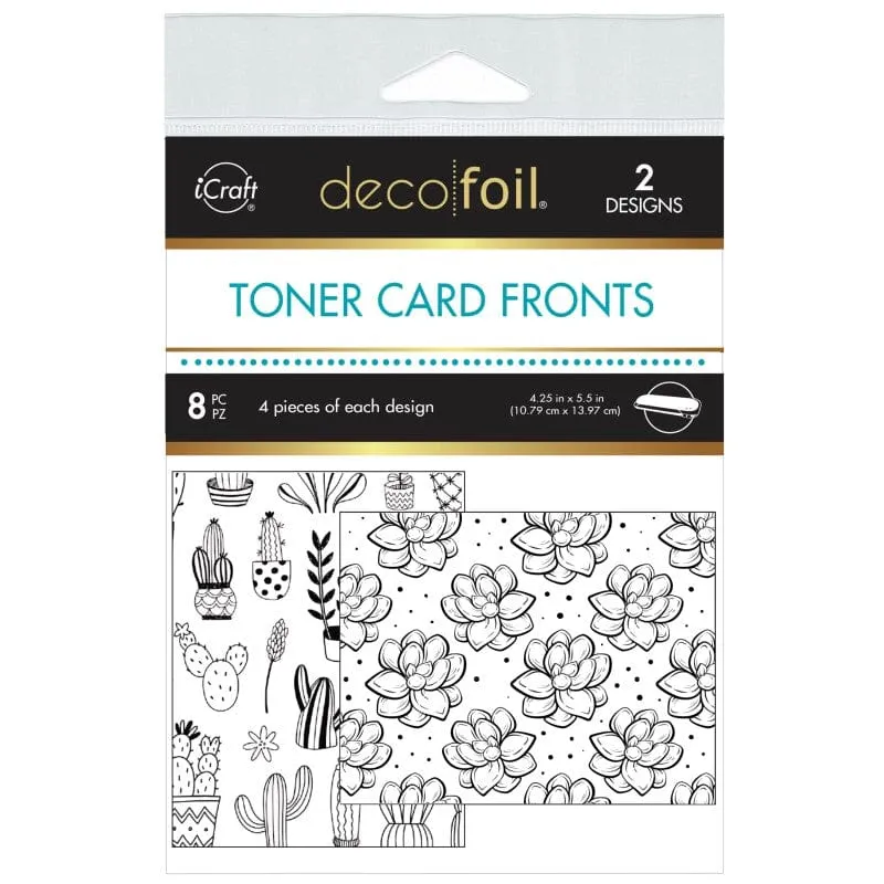 Deco Foil So Succulent cartes à foiler A2 x8