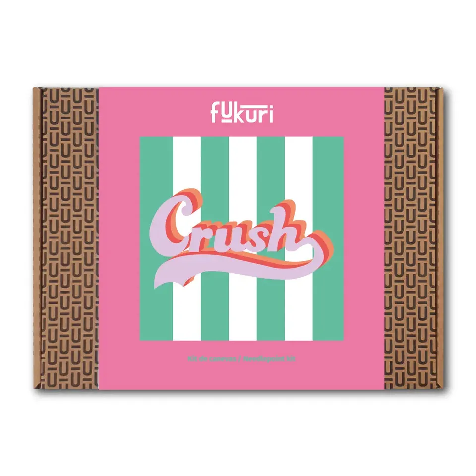 Bohin Kits Crush Fukuri kit canevas 20x20 cm débutant