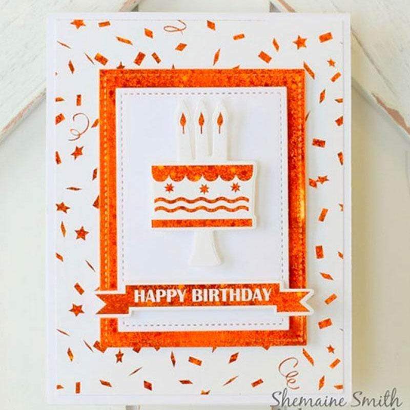 HeatnBond Gina K. Designs foil orange Dazzling x12
