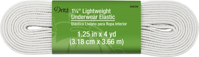 Dritz élastique sous-vêtement blanc 32 mm 4 yards