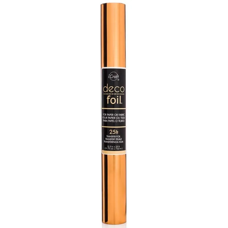 Deco Foil Transfert rouleau foil cuivre 31,75cm x 7,62m