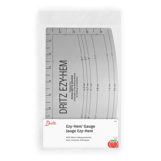Dritz 617 jauge ourlet Ezy Hem courbes et angles