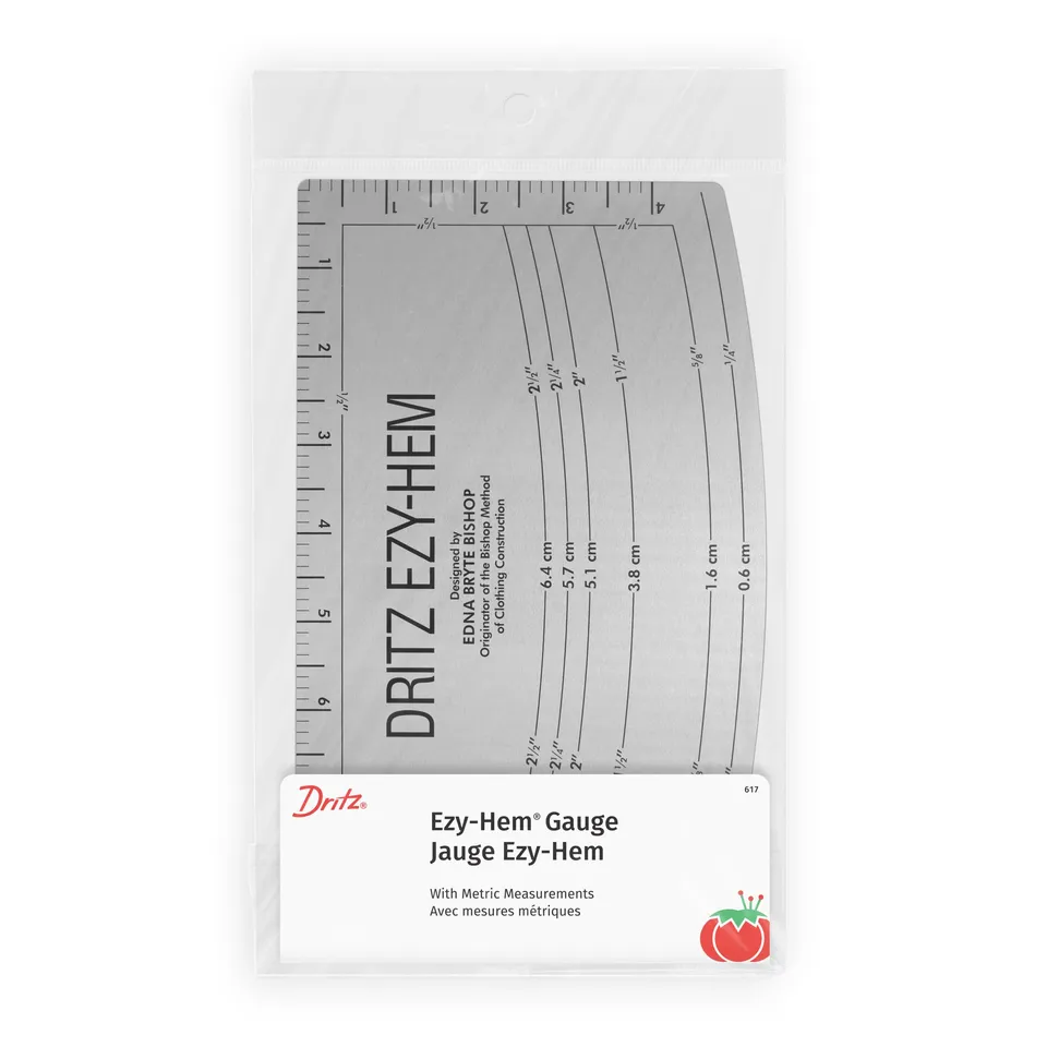 Dritz 617 jauge ourlet Ezy Hem courbes et angles