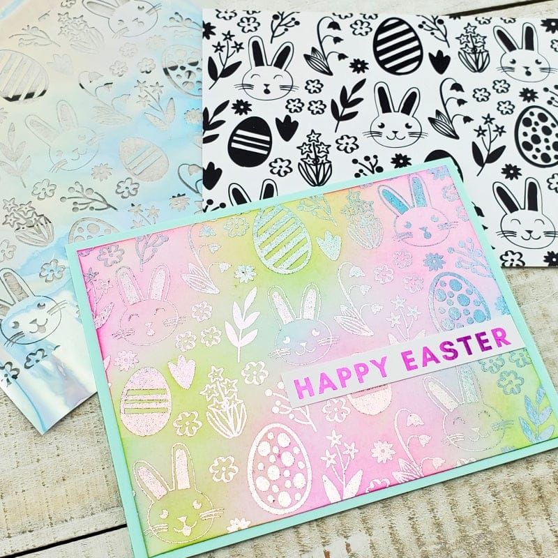 HeatnBond Deco Foil Hoppy Spring feuilles toner 8 feuilles A2