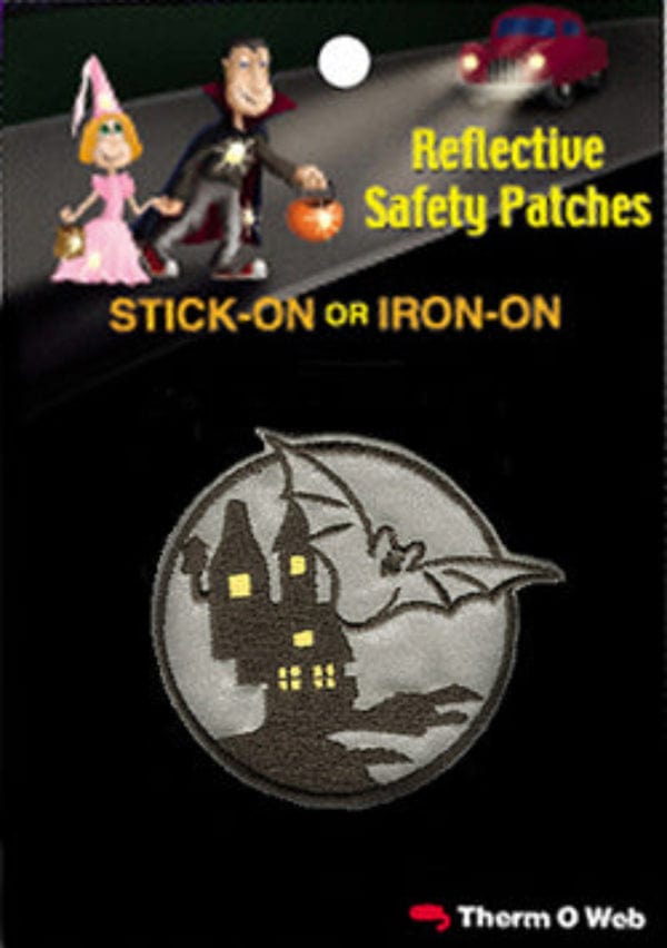 HeatnBond patch Halloween réfléchissant citrouille