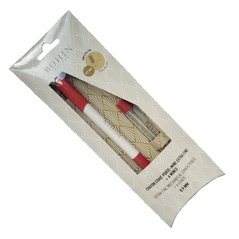 Bohin Critérium 0,9 mm crayon tissu blanc rechargeable