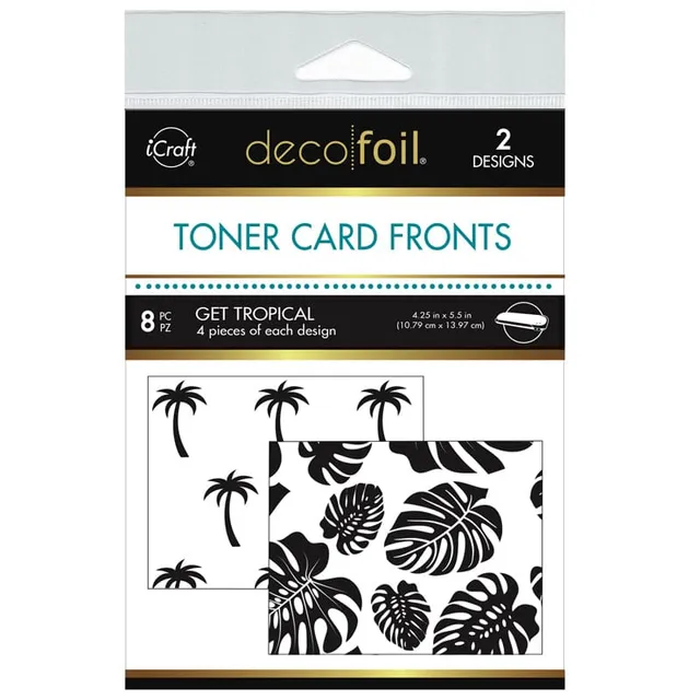 HeatnBond Deco Foil feuilles toner A2 Get Tropical x8