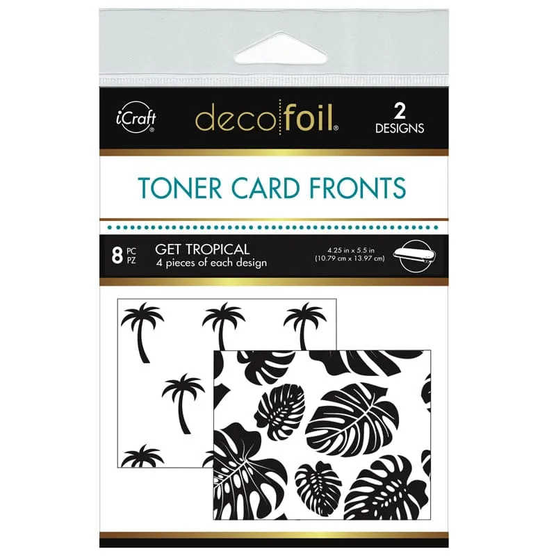 HeatnBond Deco Foil feuilles toner A2 Get Tropical x8