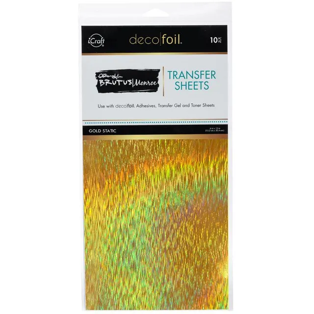 Brutus Monroe Foil transfert Gold Static doré 10 feuilles