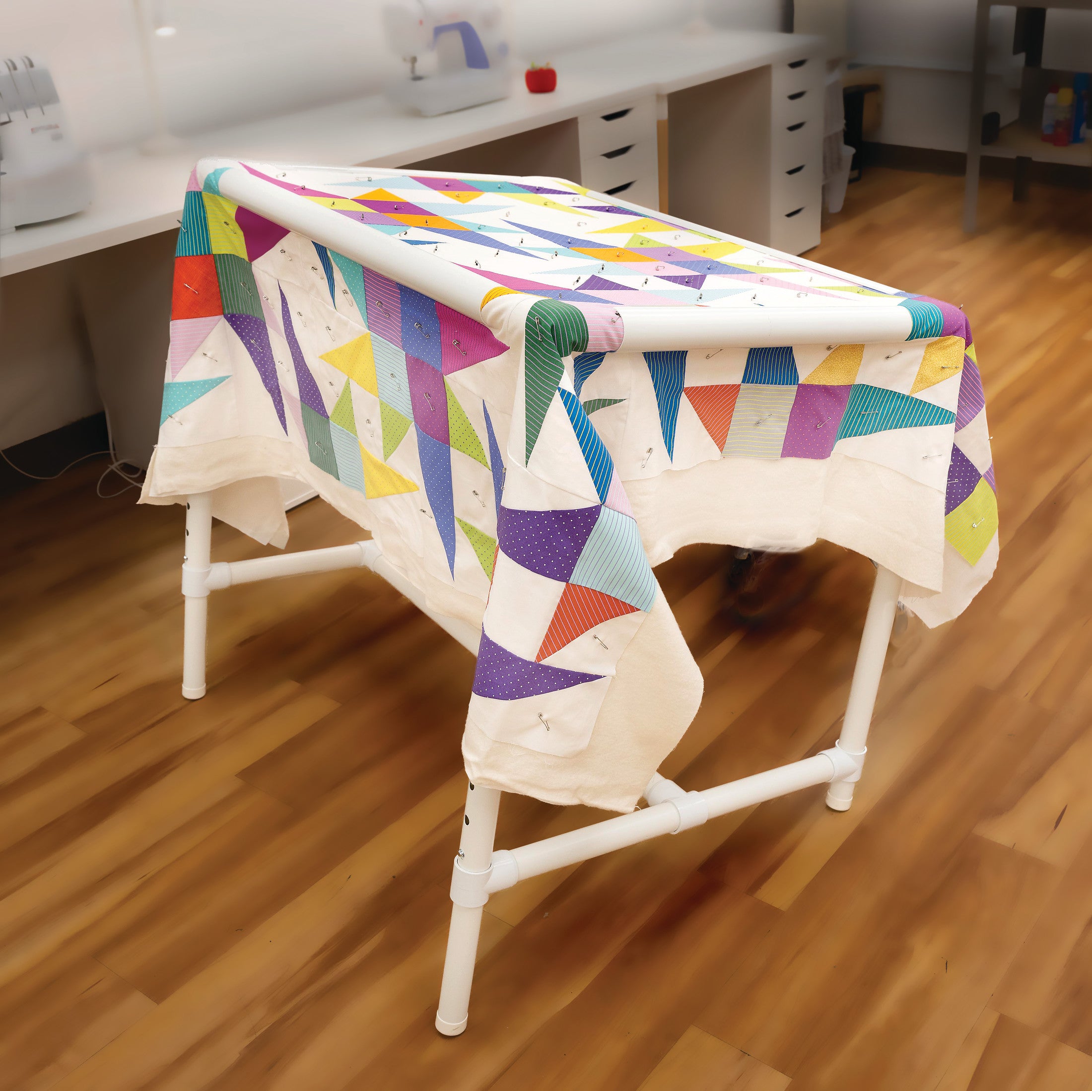 Dritz Quilting métier à quilter sur pied PVC réglable 3129