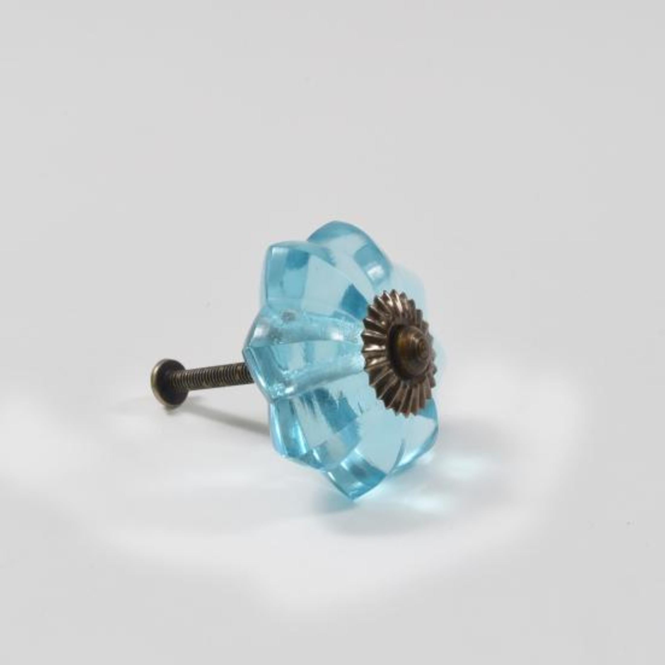 Dritz Home Décor Tools bouton verre bleu festonné