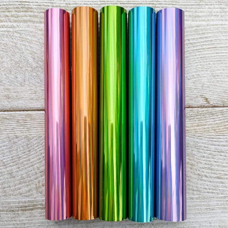 HeatnBond Deco Foil Glass Slipper feuille holographique 5 feuilles