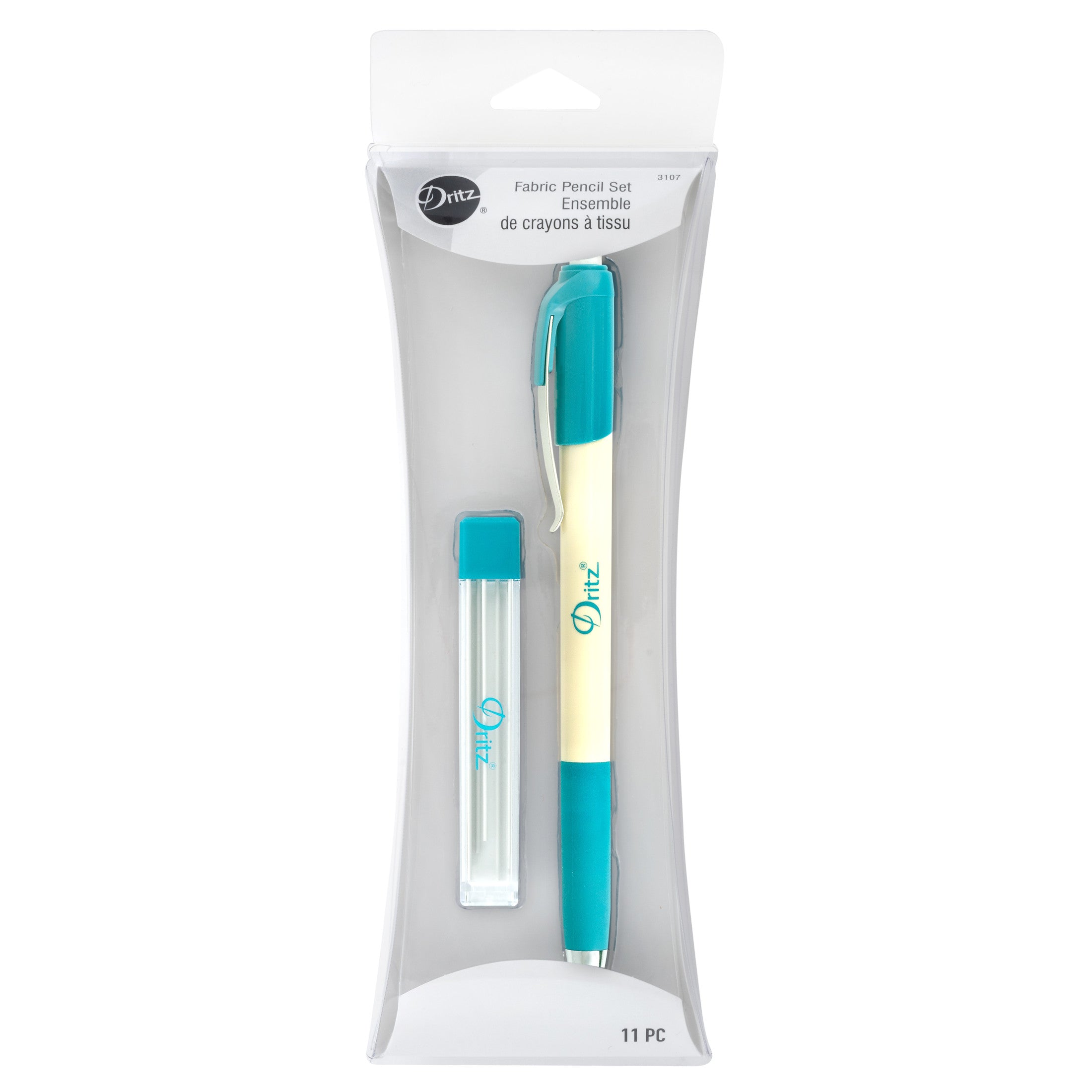 Dritz 3107 porte-mine tissu blanc 0,9 mm céramique soluble