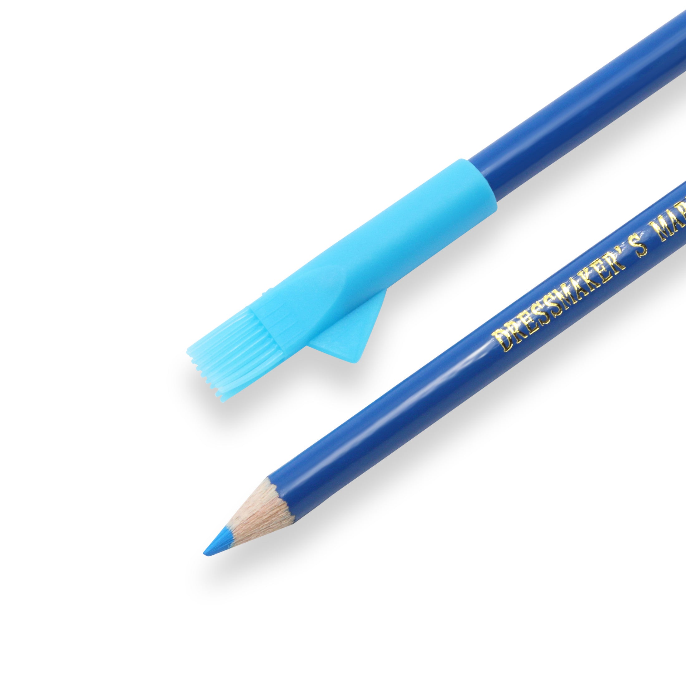 Dritz Marking Crayon couture assorti blanc bleu rose brosse