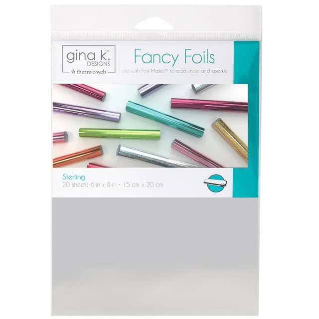 HeatnBond Gina K. Designs Sterling feuille transfert 20 feuilles
