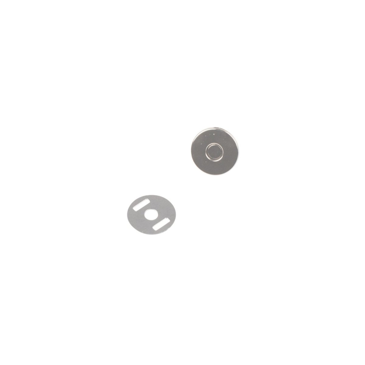 Bohin Boutons magnétiques sans couture Argent 14 mm