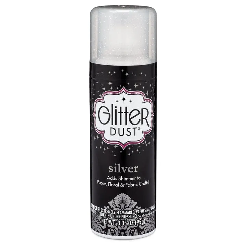 Glitter Dust spray paillettes fines argent 95 g