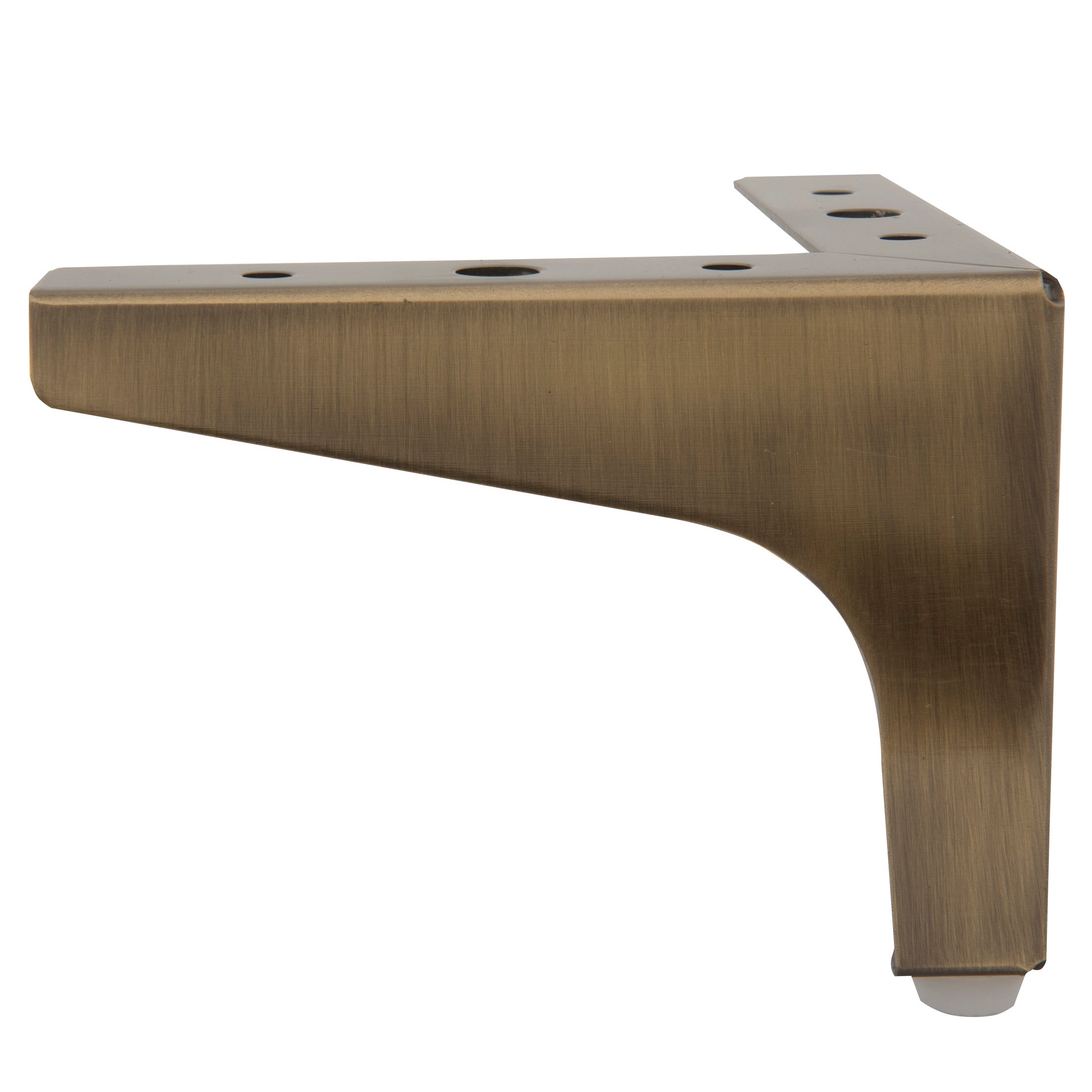 Dritz pieds métal nickel meuble déco lot 2
