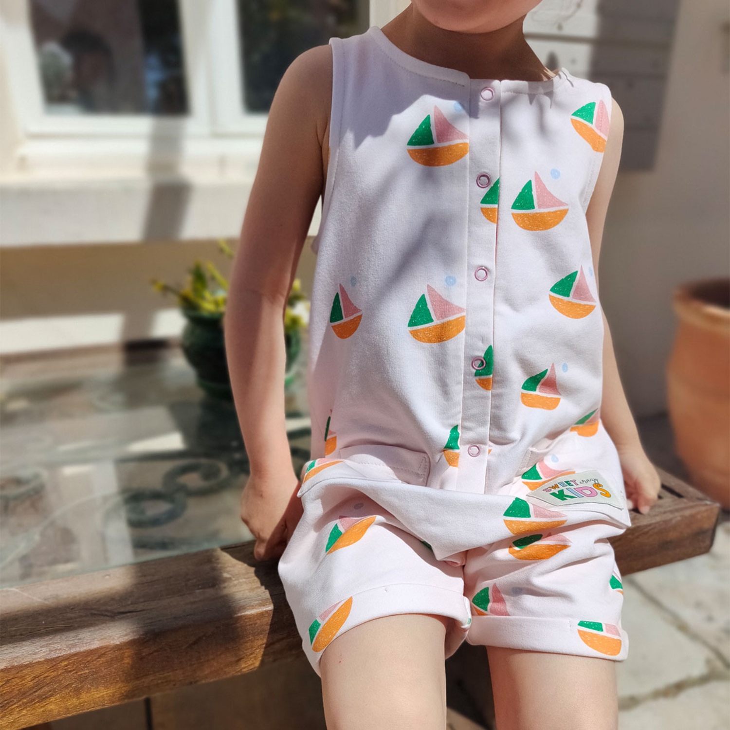 Marmaï Pinson patron couture combinaison 6 mois-5 ans