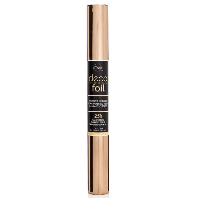 HeatnBond Deco Foil rouleau transfert or rose 12,5 in x 25 ft