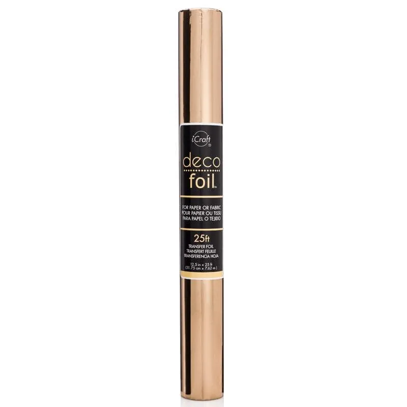 HeatnBond Deco Foil rouleau transfert or rose 12,5 in x 25 ft