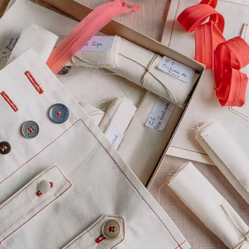 Kitac Kit Les Incontournables Apprendre à Coudre Débutant 9 Pièces