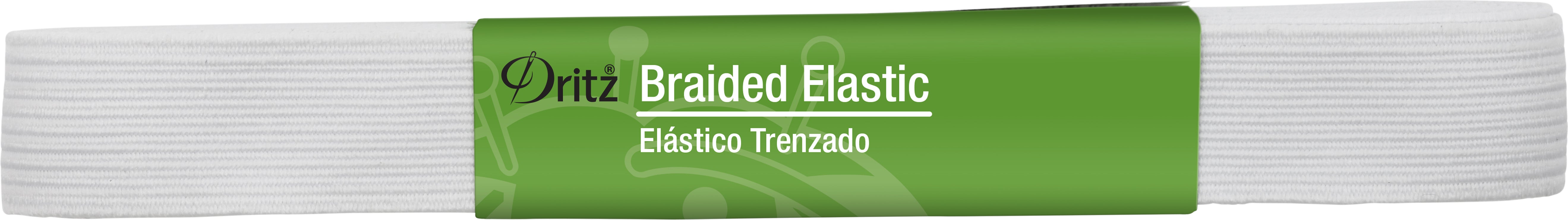 Dritz élastique tressé blanc 19 mm 0,9 m léger