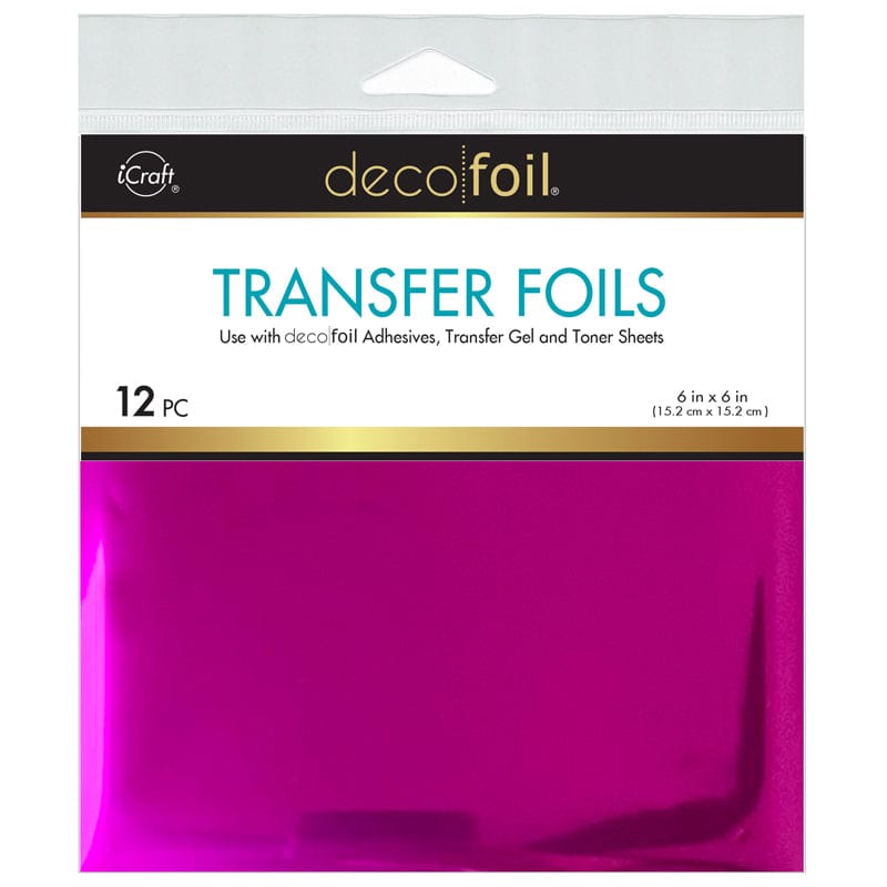 HeatnBond Deco Foil feuille transfert Berry Crush 15x15 cm x12