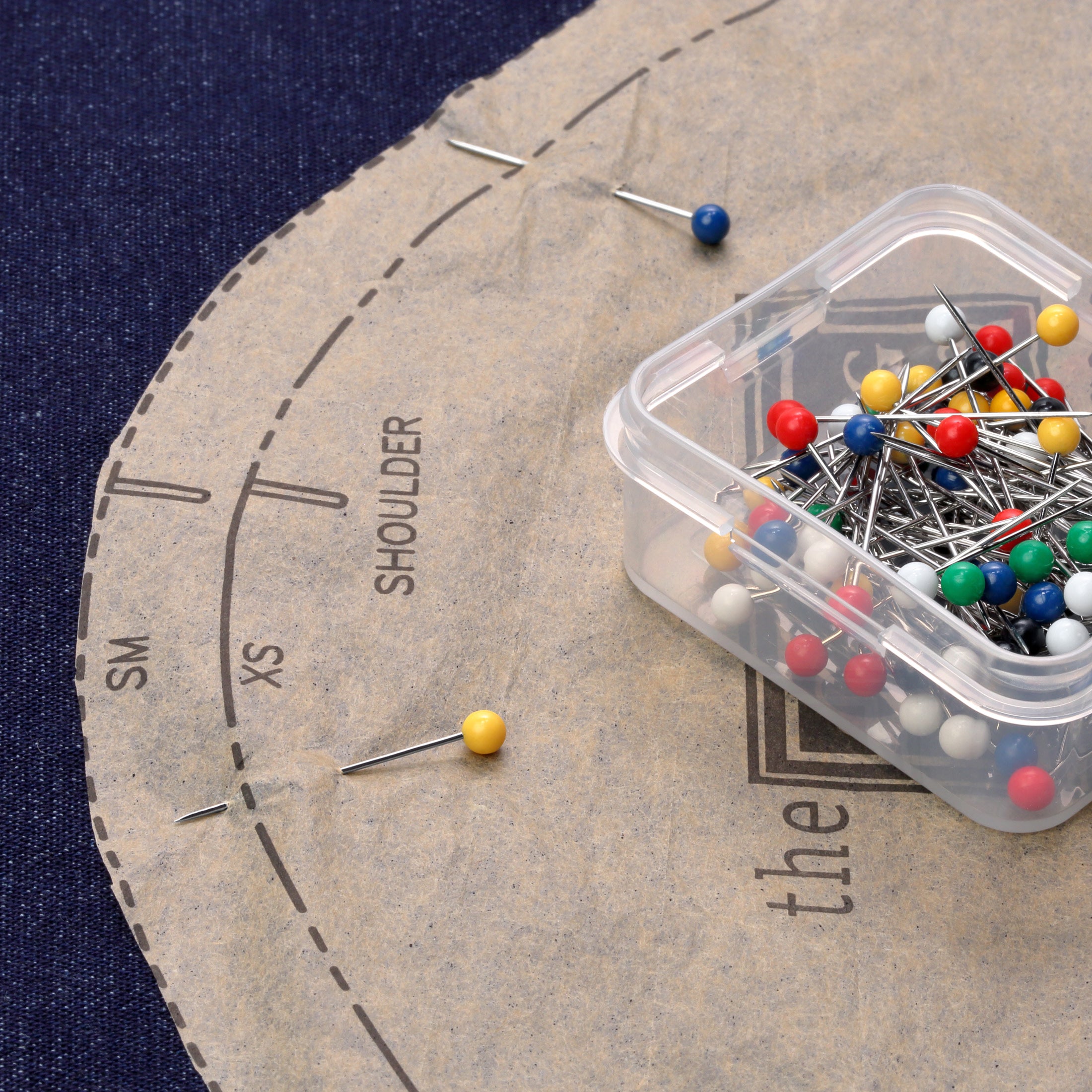 Dritz 44 Épingles Droites Boule Couleur 100 pcs 32 mm